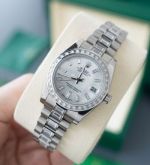 Rolex Datejust 2236 Movement 31mm Ice-blue Sunburst Pattern Oystersteel Watch